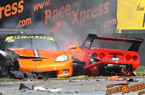 super car challenge crash assen rx 500