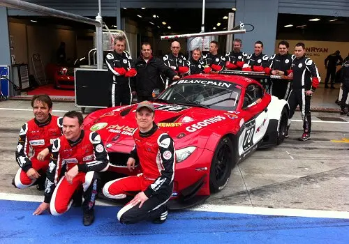 team raceart bmw z4 gt3 rx 500