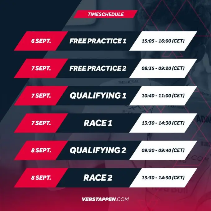 time schedule vermeulen