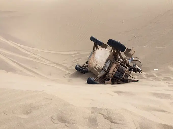 tom coronel dakar rally crash