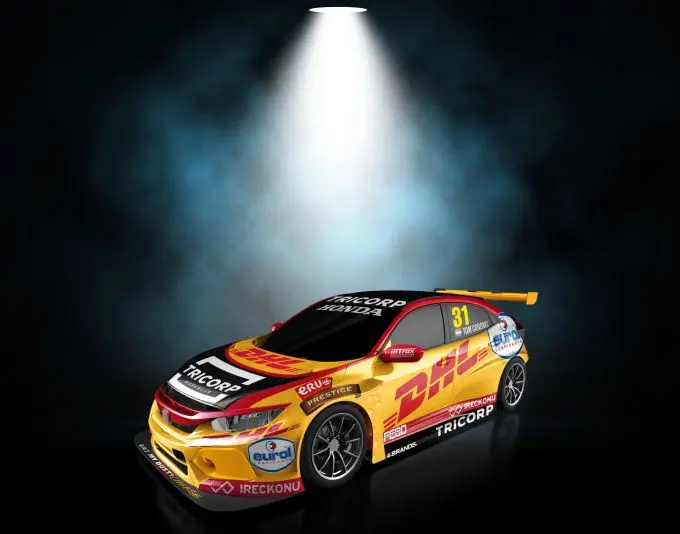tom coronel honda civic type r front side tcr europe