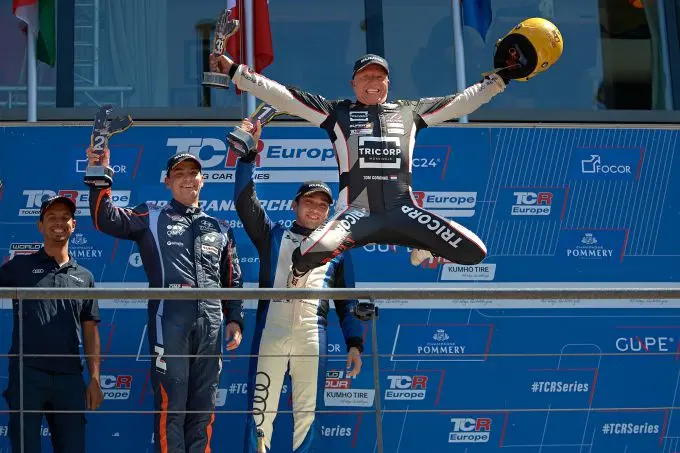 tom coronel podium jump spa francorchamps tcr europe