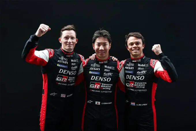 toyota gazoo racing 7 conway kobayashi en nyck de vries