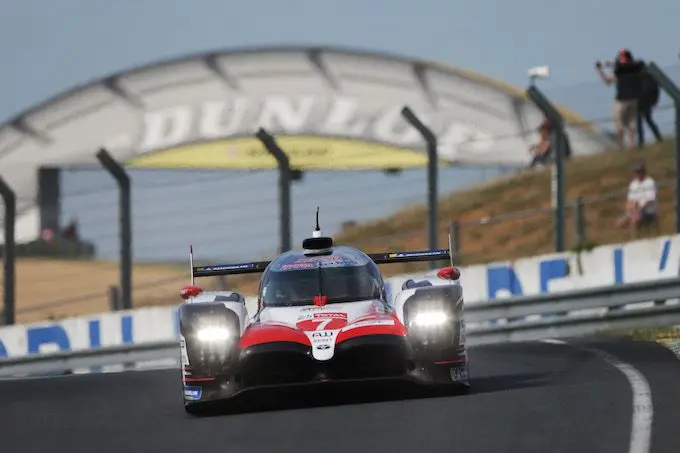toyota ts050 hybrid 7 testdag le mans 2018