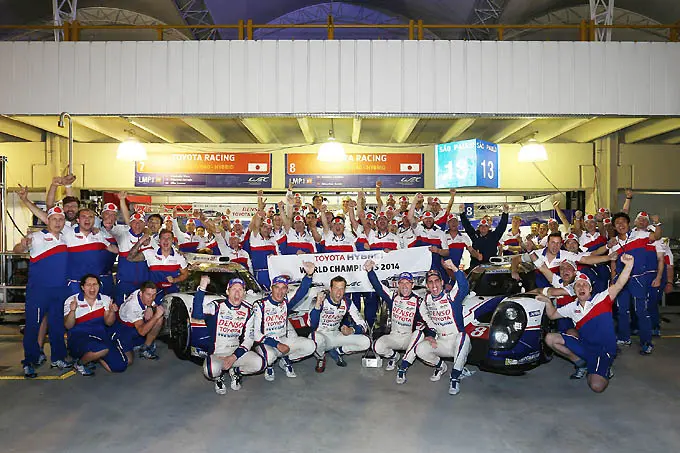 toyota worldchampion ts040 hybrid in fia world endurance championschip rx 680