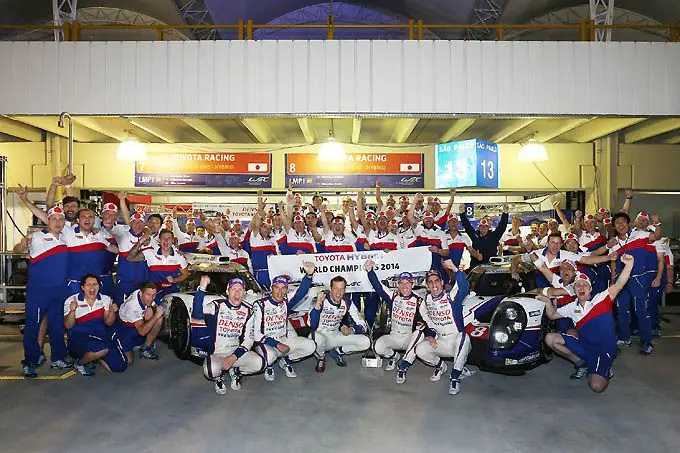 toyota worldchampion ts040 hybrid in fia world endurance championschip rx 680