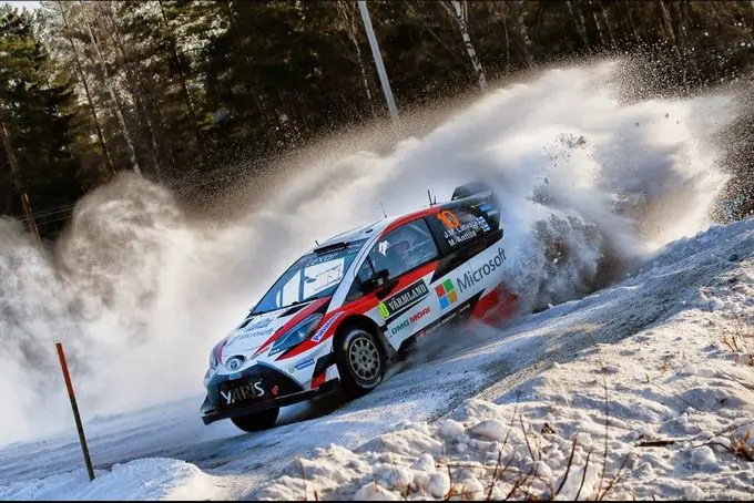 toyota yaris wrc wint de rally van zweden rx