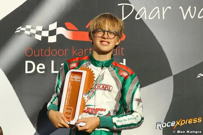tren karttalent tren van melick naar podium