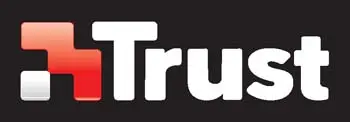 trust logo white blackbackground