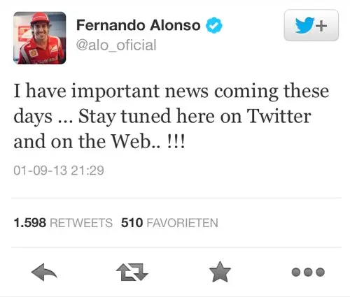 twitter alonso rx500