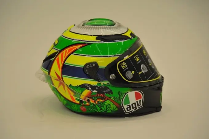 valentino rossi senna helm 1