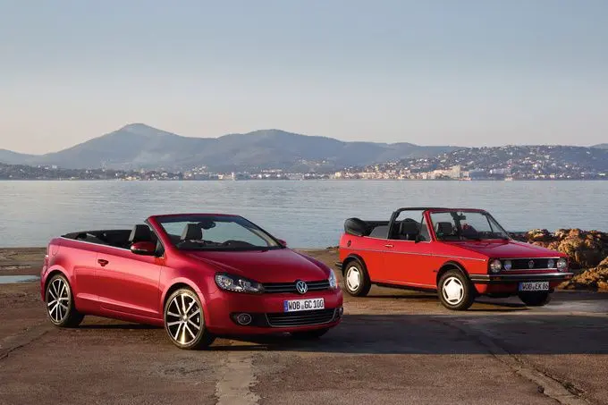 veertig jaar volkswagen golf cabriolet rx 1