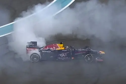 vettel donut abu dhabi