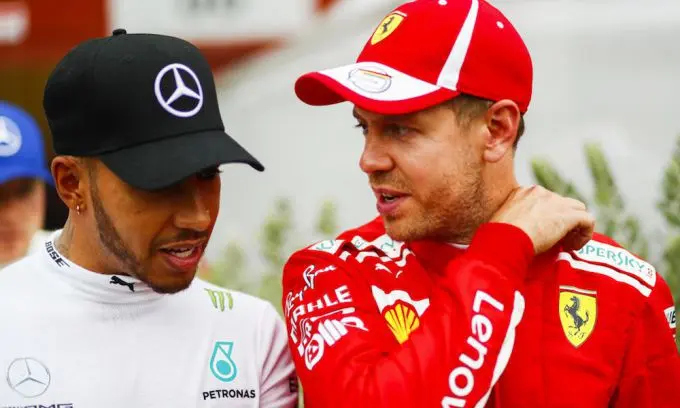 vettel hamilton