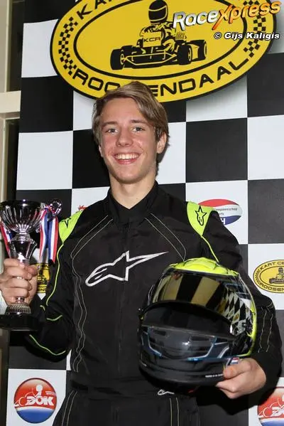 vice kampioen luca van nieuwenhuizen podium karting rx680 img6330