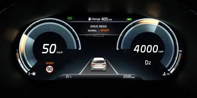 volledig digitaal instrumentarium primeur in kia xceed