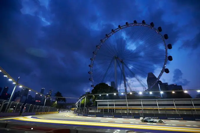 weerbericht f1 gp singapore