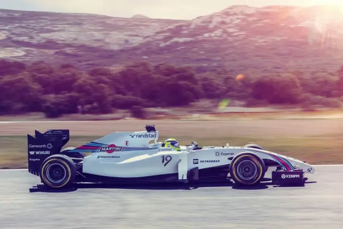 williams martini racing mercedes fw36 1