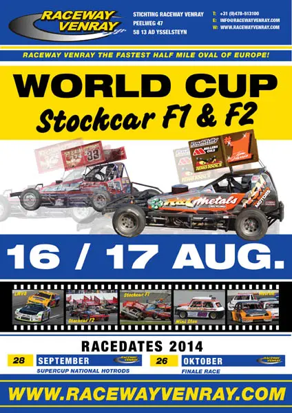 world cup stockcar f1 en f2 raceway venray