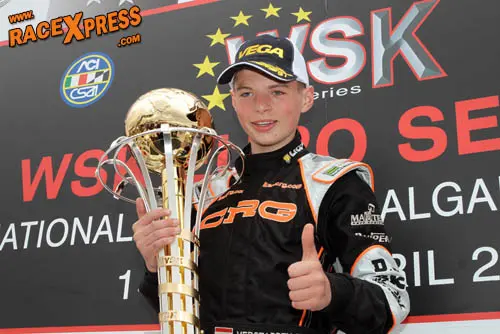 wsk kf3 verstappen podium rx 500