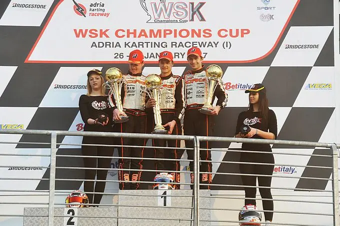 wsk kz2 podium