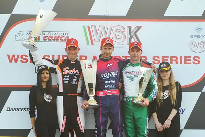 wsk kz2 podium