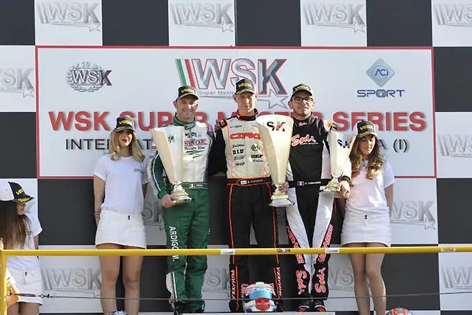 wsk kz2 podium