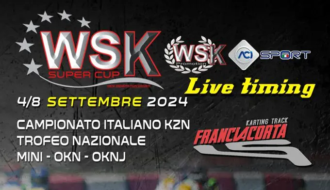 wsk super cup live timing 2024 1