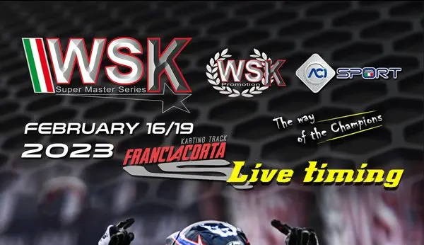 wsk super master series 2 franciacorta 2023 livetiming
