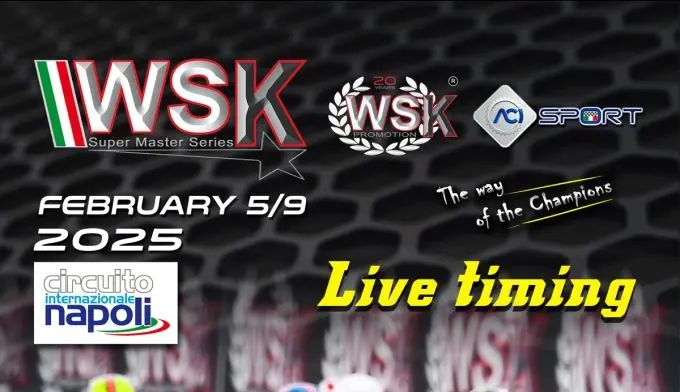 wsk super master series 2025 2 live timing 1
