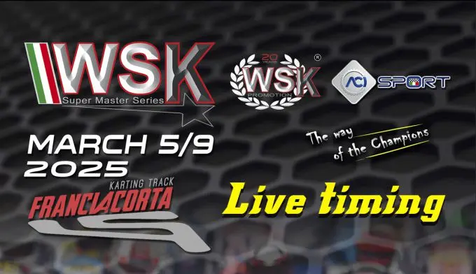 wsk super master series 2025 4 live timing 1