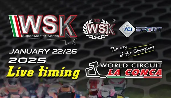 wsk super master series 2025 race 1 livetiming