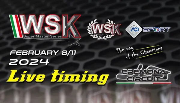 wsk super master series cremona 2024 livetiming