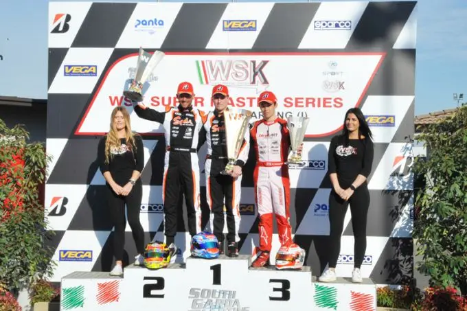 wsk super master series kz2 podium