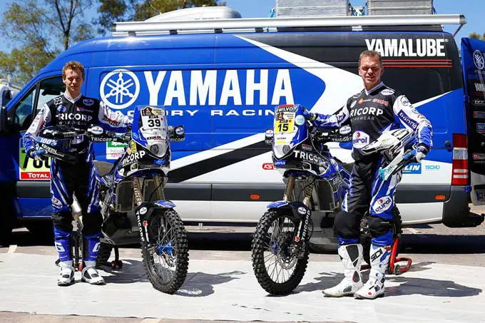 yamaha robert van pelt en frans verhoeven dakar 2015 rx