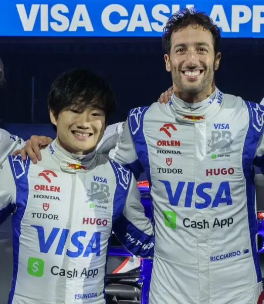 yuki tsunoda daniel ricciardo