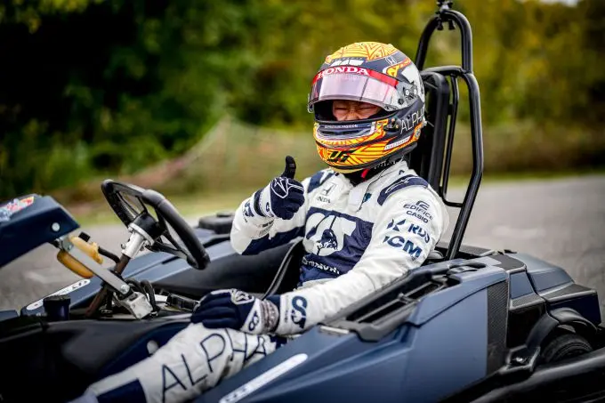 yuki tsunoda karting