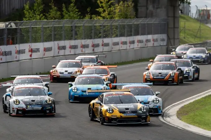 za porsche 911 gt3 cup larry ten voorde nl proton huber competition 1 porsche sixt carrera cup duitsland 2024 boedapest hu m24 3551 fine