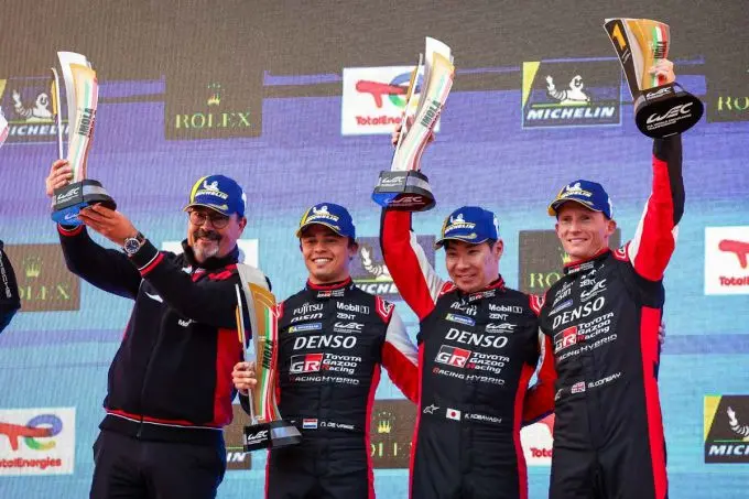 zo fia wec imola winnaars op podium foto toyota gazoo racing global 438119503 420920677354243 8848155189880784668 n
