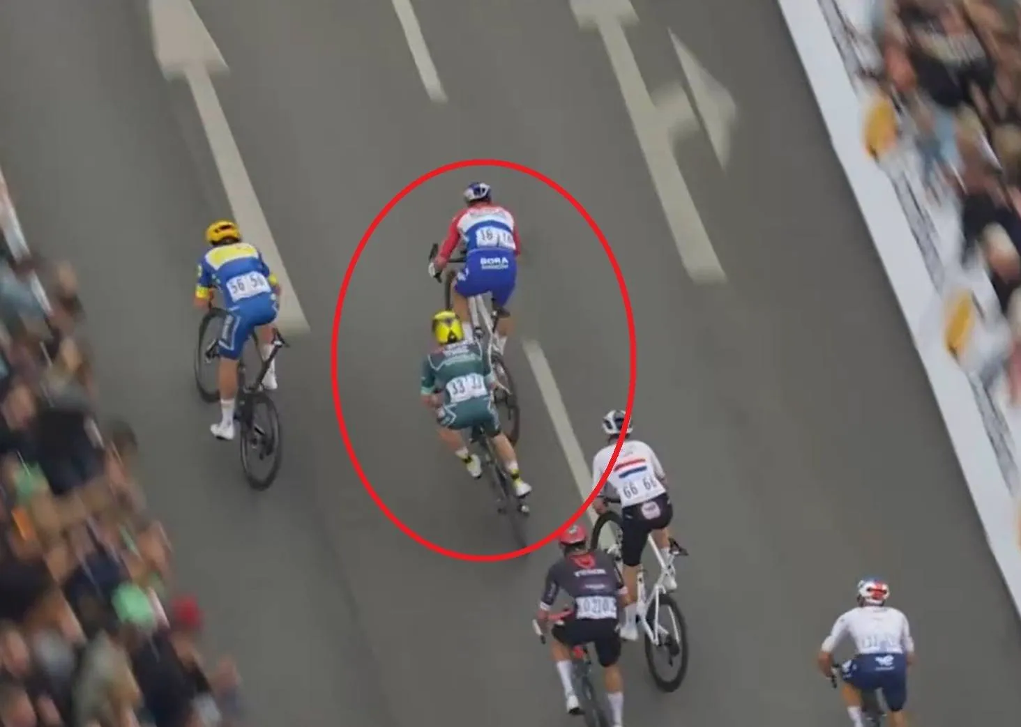 Van Poppel Diskwalifikation in Etappe 3 Deutschland Tour 2025