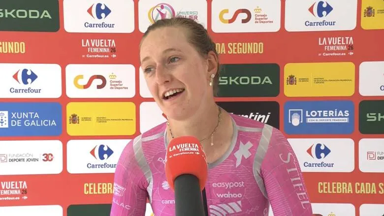 Kerbaol declara tras su victoria en La Vuelta Femenina © La Vuelta Femenina