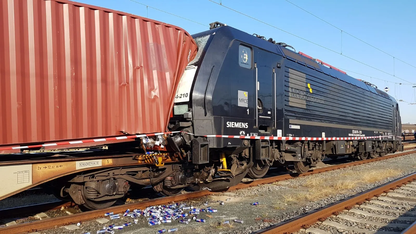 botsing goederentreinen emplacement venlo 24 7 2019