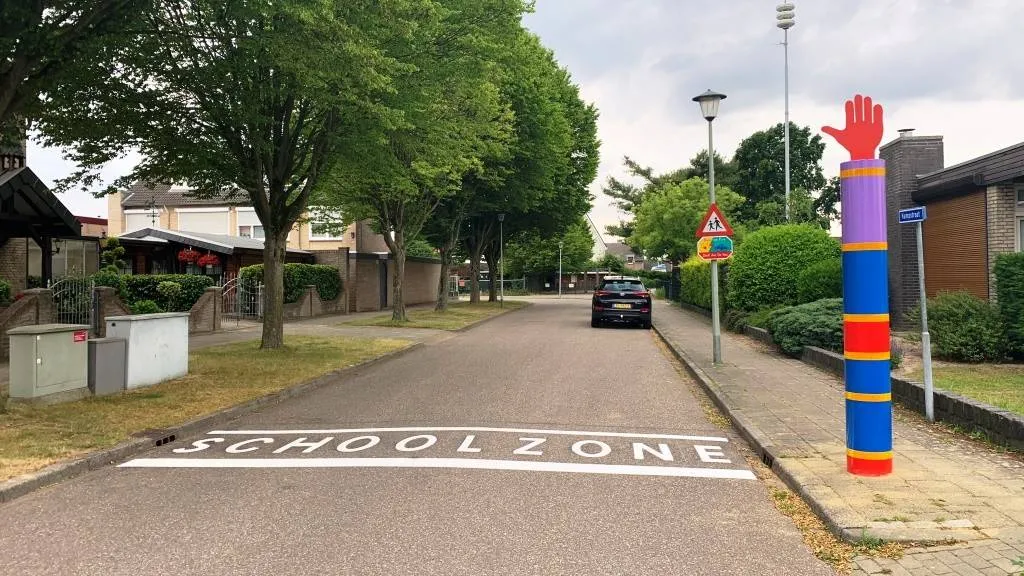 558 schoolmarkeringen veilige schoolzone