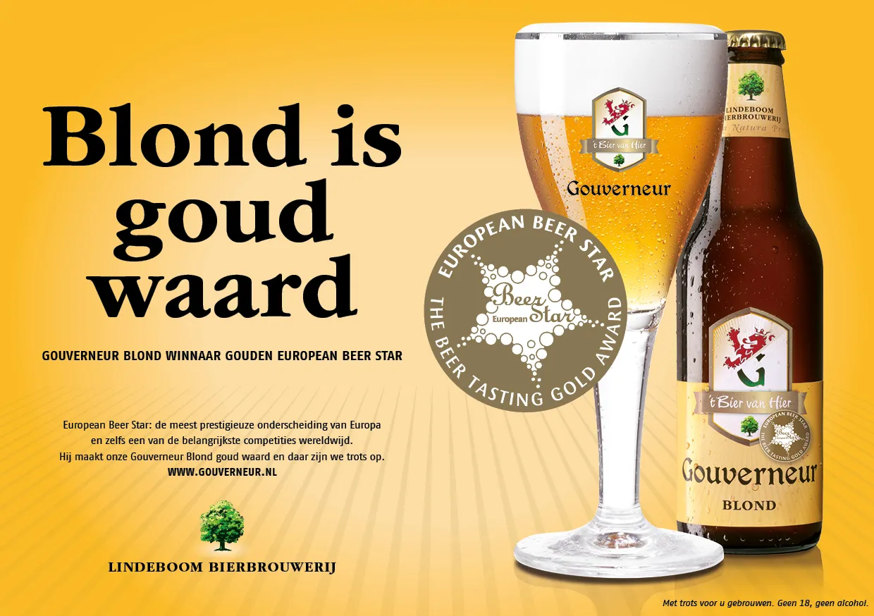 blond is goud waard liggend