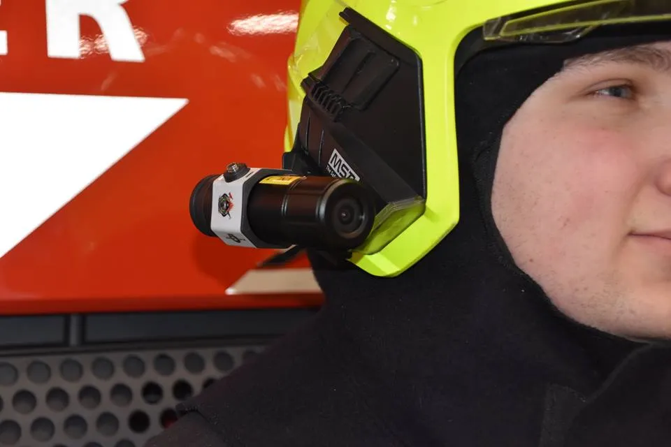 brandweer camerahelm