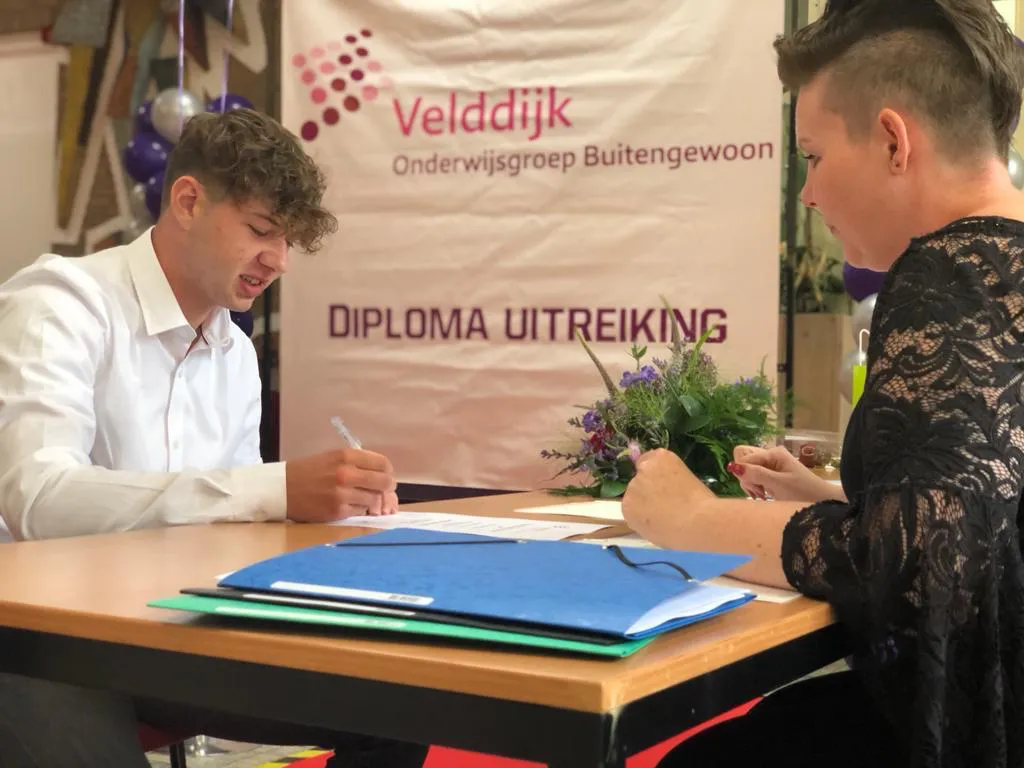 diploma uitreiking