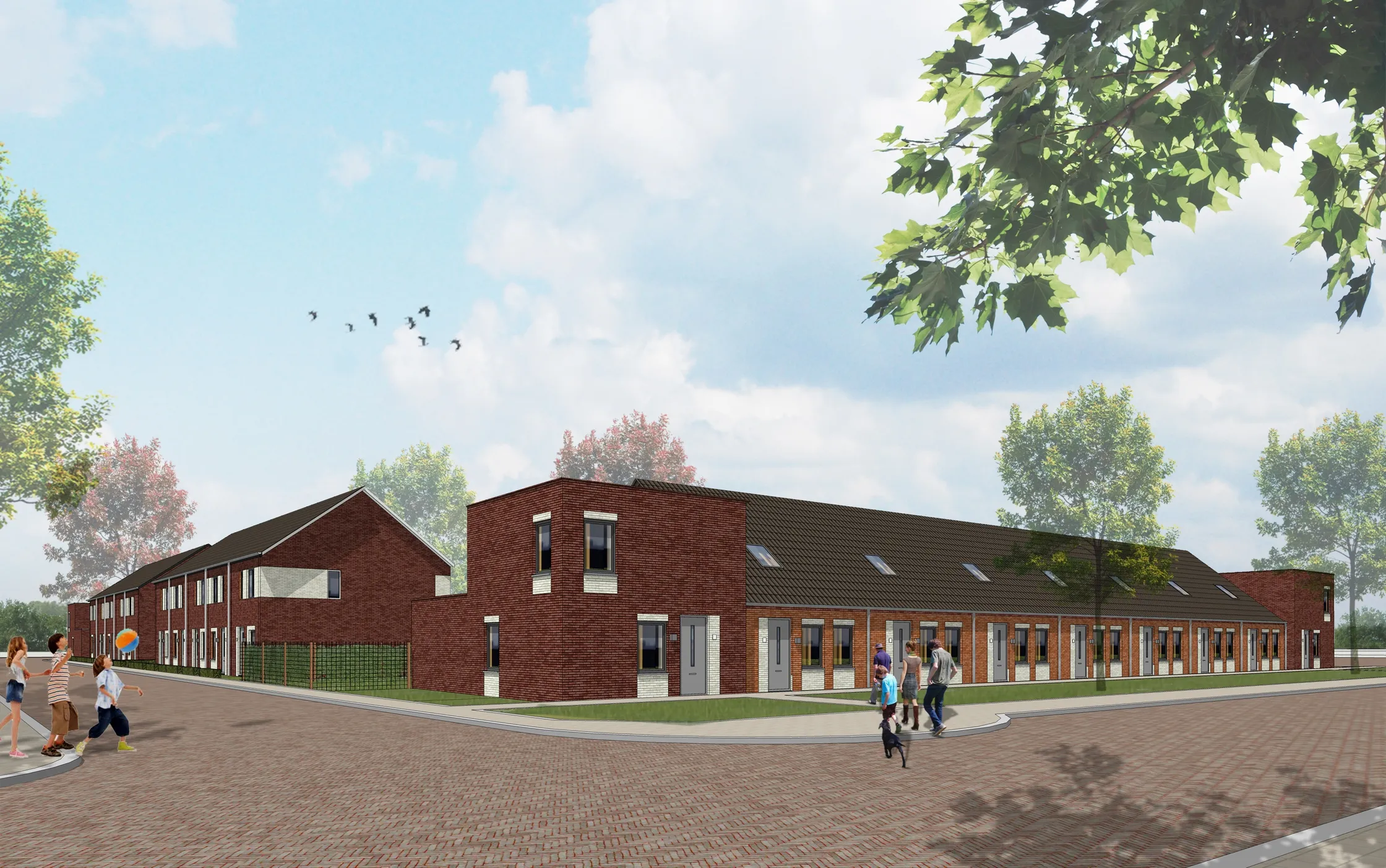 exterieurimpressie venlo noord zoutmetersstraat adelborstenstraat levensloopbestendige woningen bron heijmans inbo