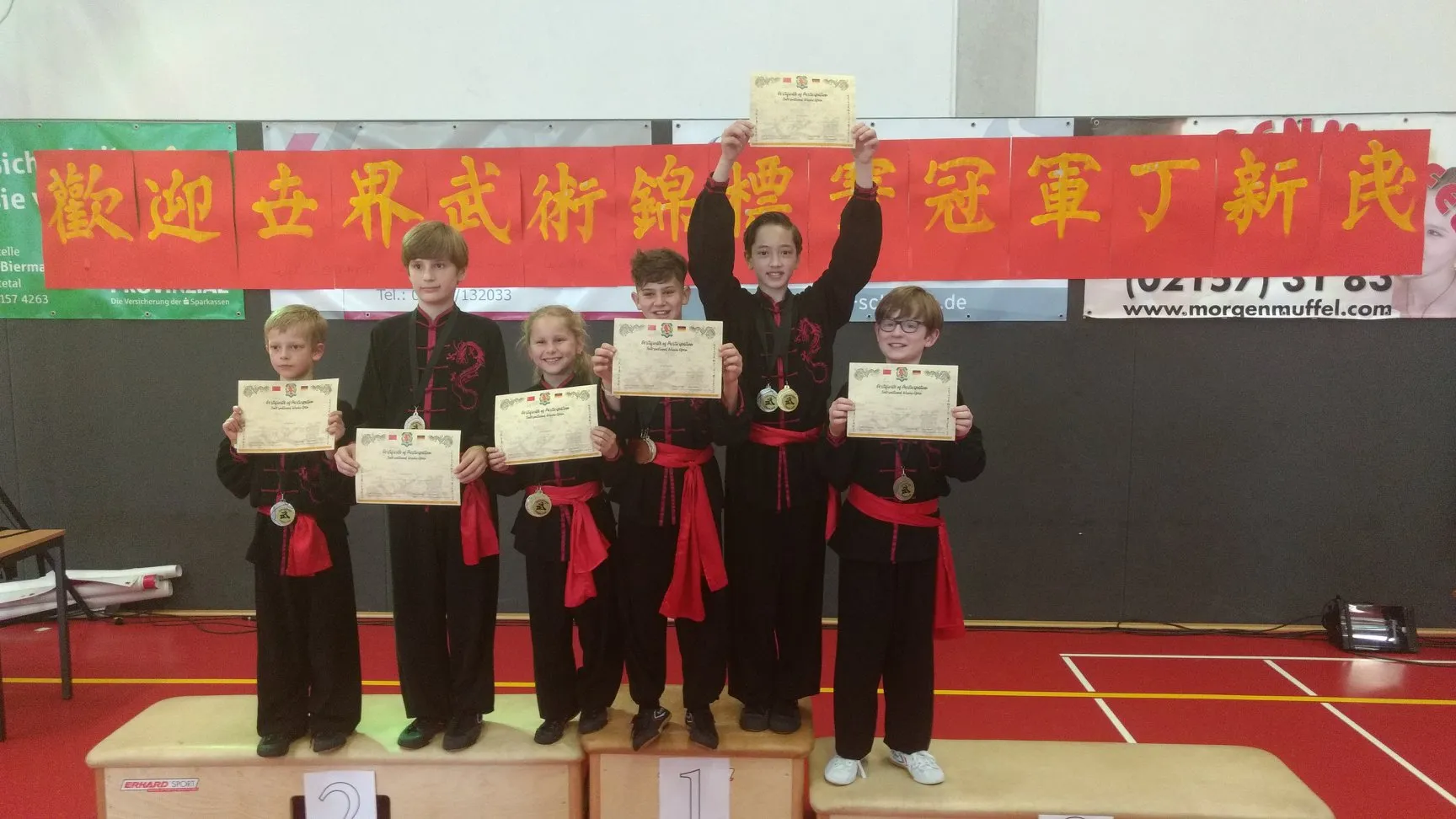 prijsuitreiking dragonlotus kung fu school venlo