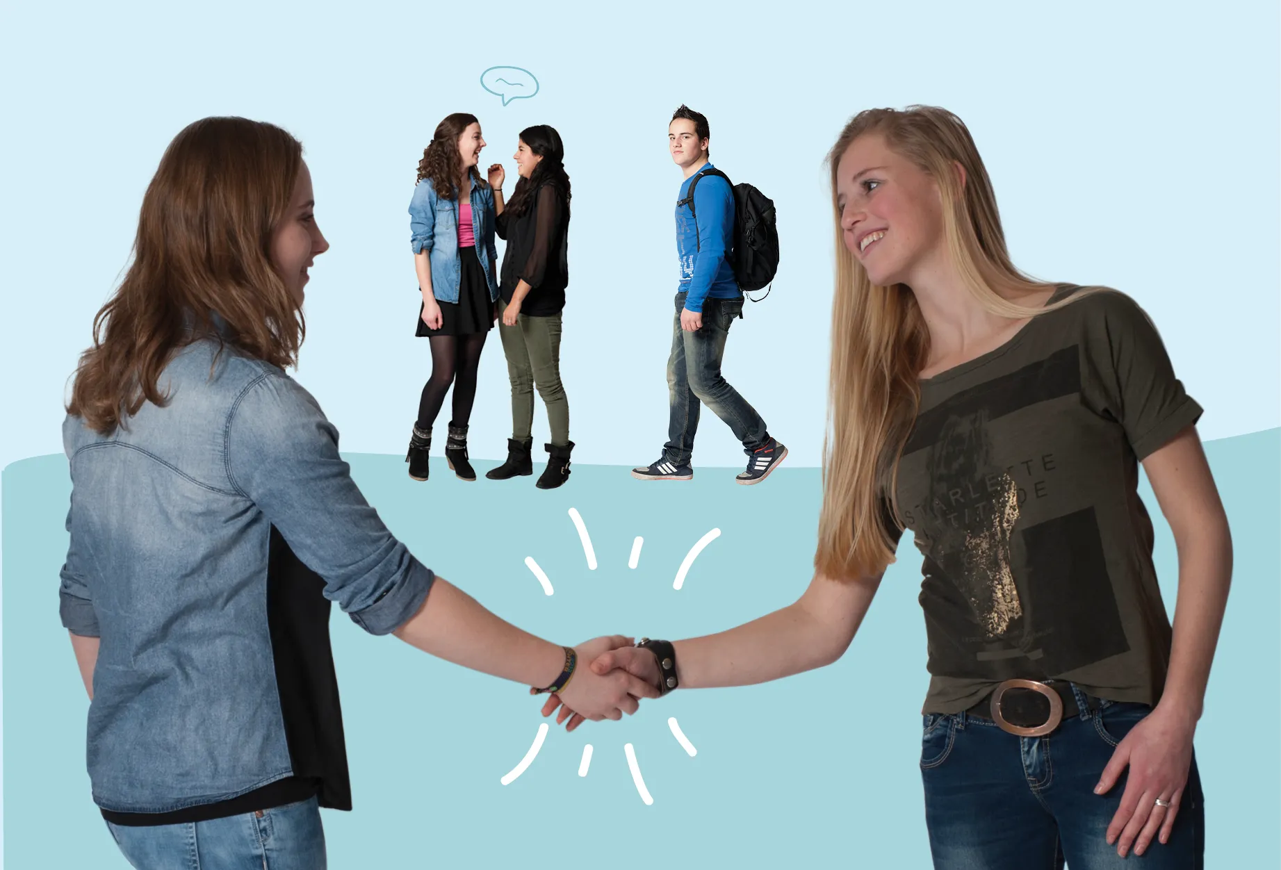 pubers in contact met elkaar1