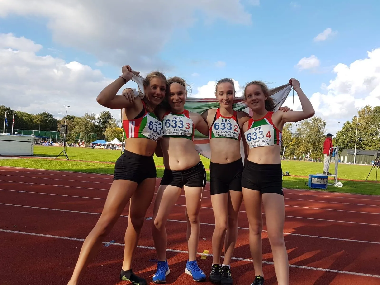 zilver op nk estafette